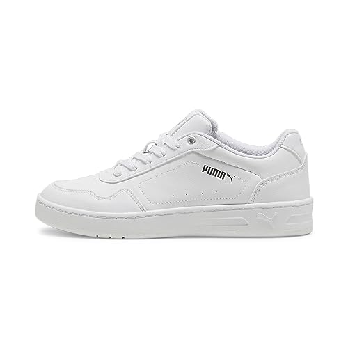 PUMA Damen Court Classy Turnschuhe, White Silver Metallic, 41 EU von PUMA