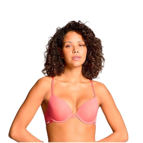PUMA Damen Pushup Bra, Coral, 75B EU von PUMA