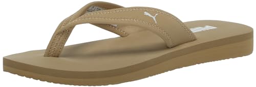 PUMA Damen Sandy Flip Slide-Sandalen, Sand Dune Puma White, 37 EU von PUMA