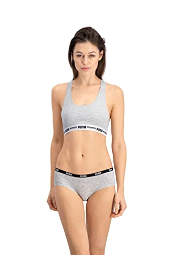 PUMA Hipster , Hipster Höschen Damen, Weiß / Grau Schwarz, L EU von PUMA