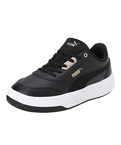 PUMA Women's Fashion Shoes TORI SPACE METALLICS Trainers & Sneakers, PUMA BLACK-PUMA GOLD-PUMA WHITE, 42 von PUMA