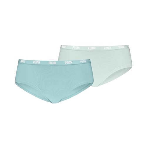 PUMA Women's Hipster, Mint Combo, L (2er Pack) von PUMA