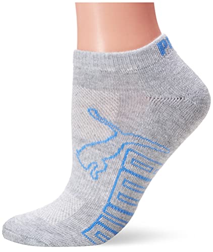 PUMA Women's Low Cut Athletic Sock with Arch Support 6-Pack, Grey/Blue, 9-11 von PUMA
