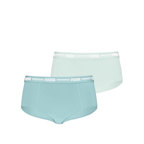 PUMA Women's Mini Short, Mint Combo, S (2er Pack) von PUMA