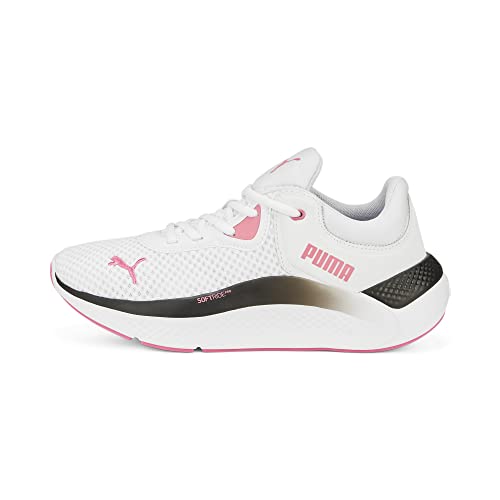 PUMA Damen Softride Pro Sneaker, Weiß Sonnenuntergang Rosa Schwarz, 42.5 EU von PUMA