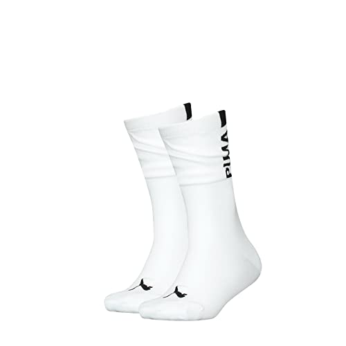 PUMA Women's Slouch Sock Hosiery, White/Black, 39/42 von PUMA