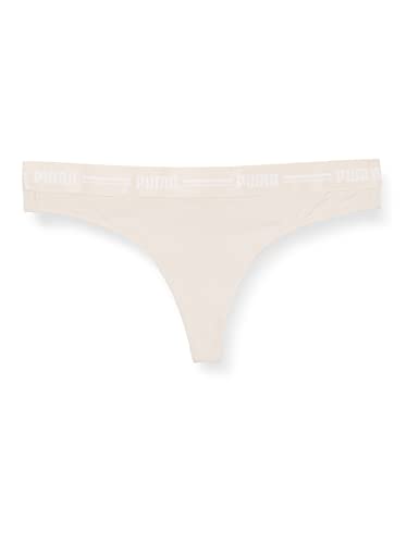 PUMA Womens Basic String Thong Panties, Rose dust, XL von PUMA