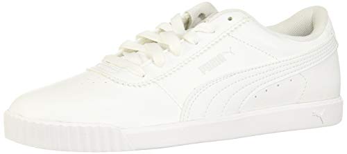 PUMA Womens Carina Slim Lace Up Sneakers Casual Sneakers, White, 9.5 von PUMA