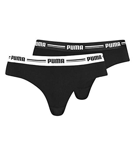 PUMA Damen Brazilian Cotton Modal Pack Hipster H schen, Schwarz, XS EU von PUMA