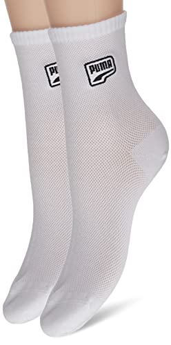 PUMA Womens Mesh Short Sock, White Combo, 35/38 von PUMA