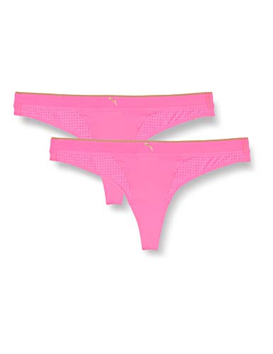 PUMA Womens Microfibre Women's (2 Pack) G-String Panties, pink, S (2er Pack) von PUMA