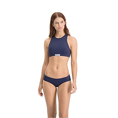 PUMA Damen Puma Swim Women's Hipster Bikini Bottoms, Navy, XL EU von PUMA