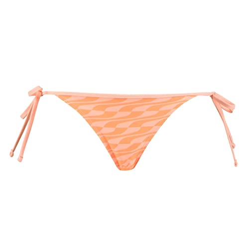 PUMA Womens Swimwear Formstrip Side Tie Brief Schwimm-Slips, Peach Combo, Medium von PUMA