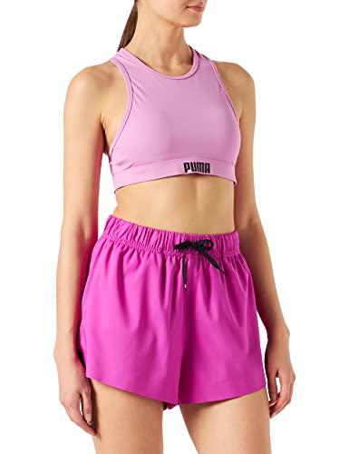 PUMA Damen Racerback Swimwear Bikini, Rosa, XL EU von PUMA