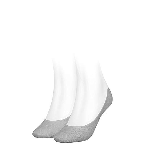 PUMA Damen Footie Socken, Grey Melange, 35/38 von PUMA