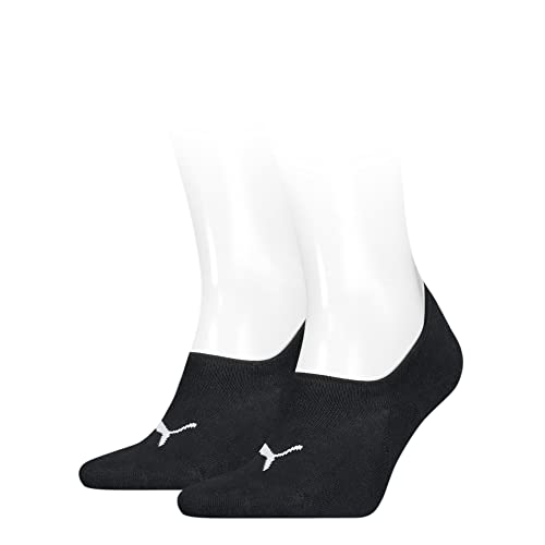 PUMA Damen Puma Dames High-cut Footie (2 Pack) Socks, Schwarz, 39-42 EU von PUMA