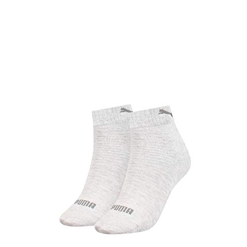 Puma Damen Quarter Socken, Weiß, 39/42 (2er Pack) von PUMA