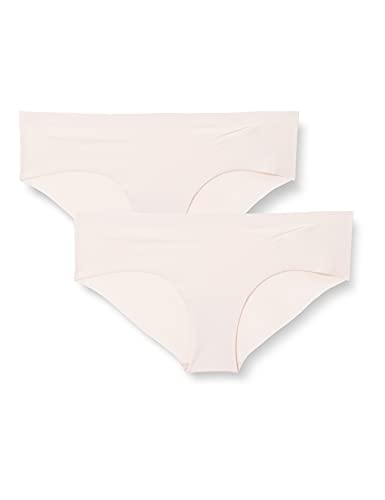 PUMA Damen Puma Women's Seamless (2 Pack) Hipster Panties, Rose Dust, M EU von PUMA