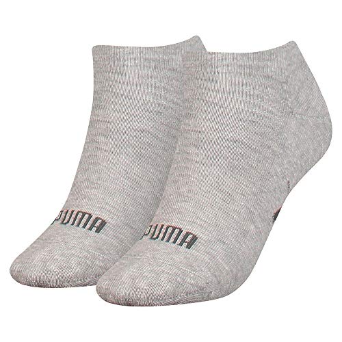 Puma Damen Sneaker Socken, Grau, 35/38 (3er Pack) von PUMA