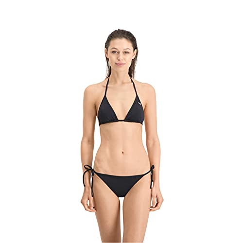 PUMA Damen Puma Women's Triangle Bikini Top, Schwarz, L EU von PUMA