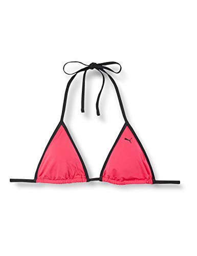 PUMA Womens Women's Triangle Bikini Top, pink, X-Small von PUMA