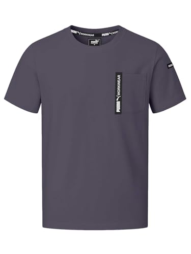 PUMA Workwear Advanced Kollektion - T-Shirts für Herren - Brusttasche und Utility Fach an der Schulter - Aus strapazierfähigem und atmungsaktivem Gewebe - Für Handwerk und Logistik - Anthrazit - 4XL von PUMA