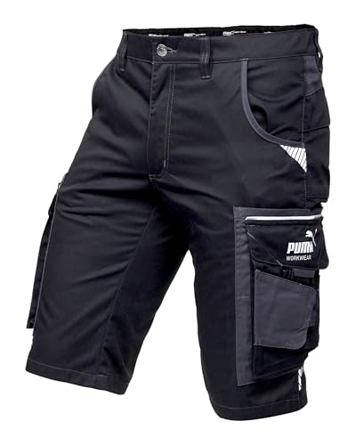 PUMA Workwear Precision X - Kurze Arbeitshose Herren - Robuste & Flexible Arbeitsshorts - Viele Taschen und Bequeme Passform - Ideal für Handwerk Heimwerk und Baugewerbe - Schwarz/Anthrazit - Gr. 44 PUMA Workwear Precision X - Kurze Arbeitshose Herren - Robuste & Flexible Arbeitsshorts - Viele Taschen und Bequeme Passform - Ideal für Handwerk Heimwerk und Baugewerbe - Schwarz/Anthrazit - Gr. 44 von PUMA