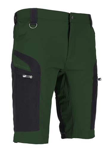 PUMA Workwear Pro One Work Arbeitsshorts - Kurze Arbeitshose Herren - Mit 4-Wege Stretch - Robustes Material - Verstärktes Nylon - Ideal für Handwerk Heimwerk & Baugewerbe - Oliv in L von PUMA