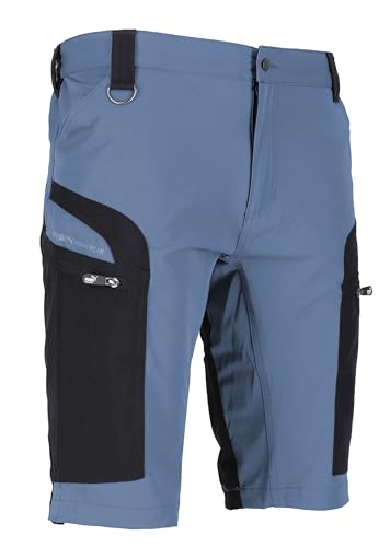 PUMA Workwear Pro One Work Arbeitsshorts - Kurze Arbeitshose Herren - Mit 4-Wege Stretch - Robustes Material - Verstärktes Nylon - Ideal für Handwerk Heimwerk & Baugewerbe - Sky Blue in L von PUMA