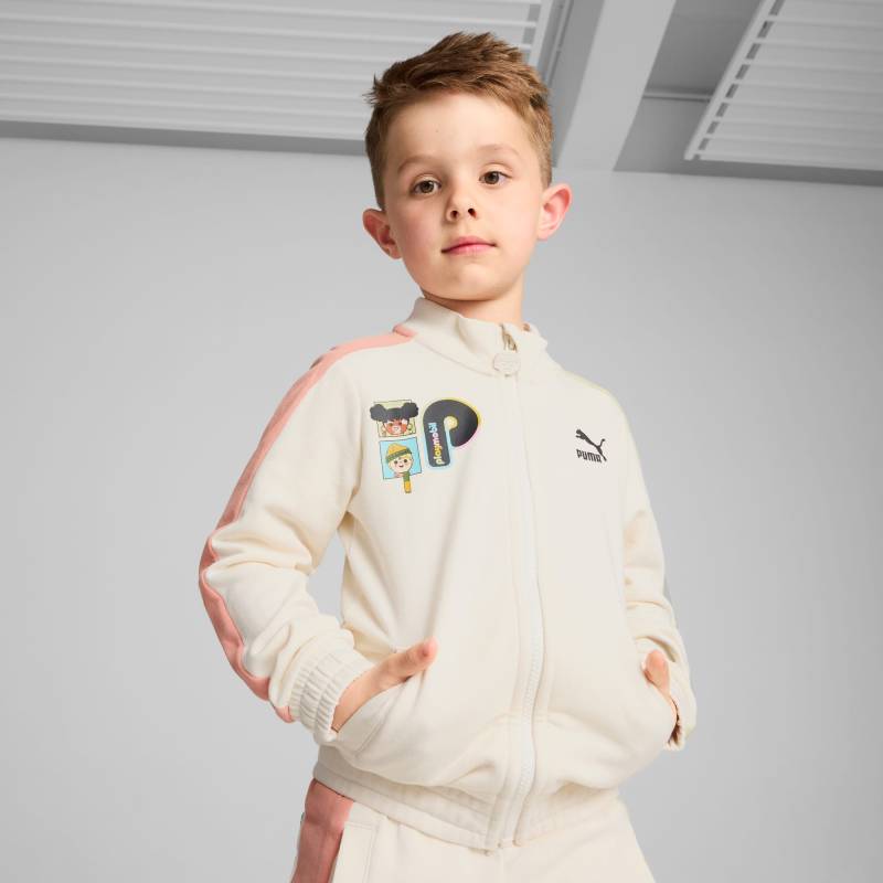 PUMA X PLAYMOBIL® T7 Jacke Kinder, Mehrfarbig, Größe: 116, Kleidung von PUMA