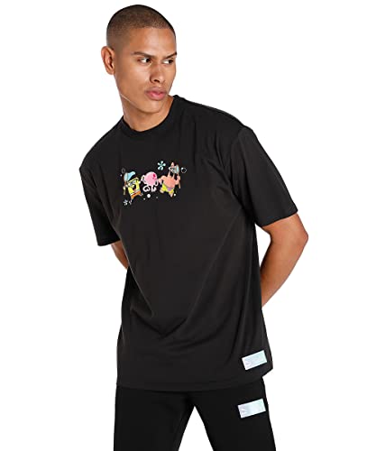 PUMA X Spongebob Graphic T-Shirt Black S von PUMA