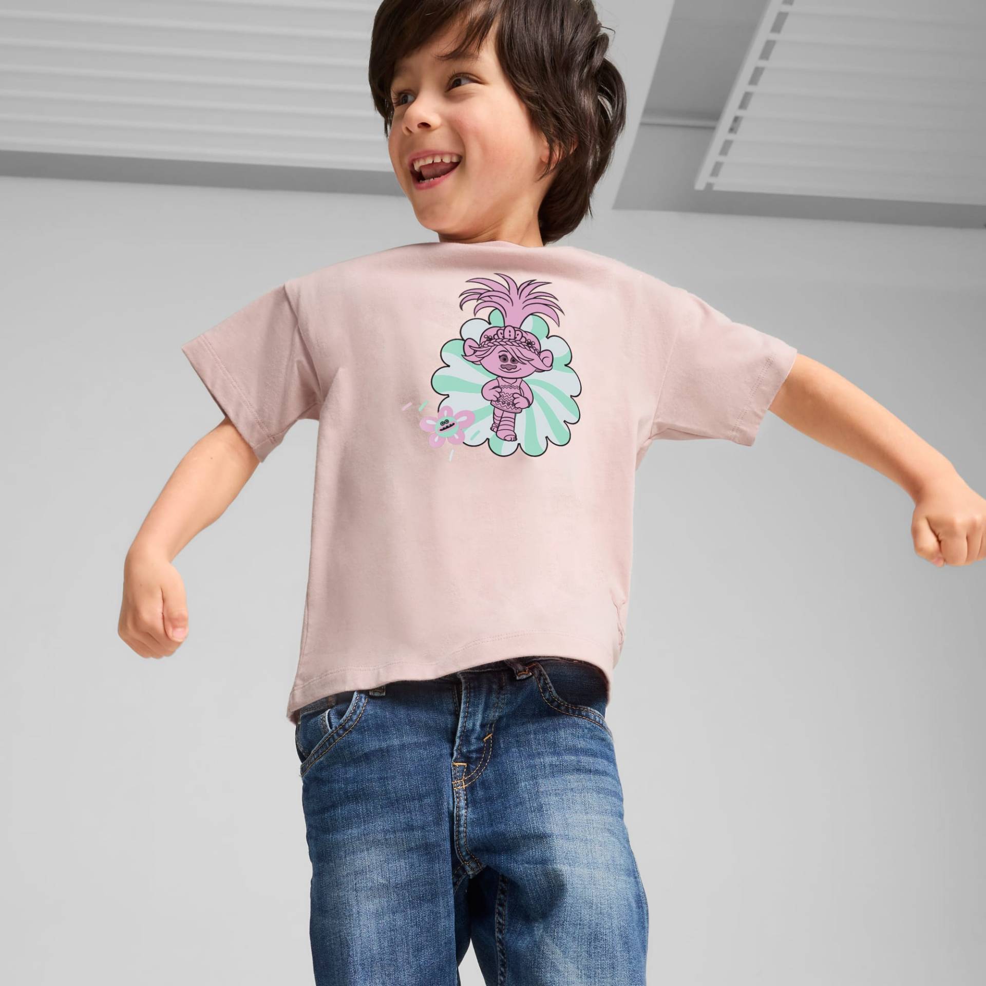 PUMA X TROLLS Graphic T-Shirt Kinder, Mehrfarbig, Größe: 92, Kleidung von PUMA