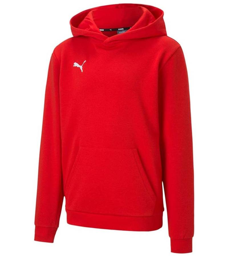 PUMA teamGOAL 23 Casuals Kinder Hoody mit Kängurutasche Kapuzen-Pullover für Jugendliche Jungen & Mädchen 656711 01 Rot von PUMA