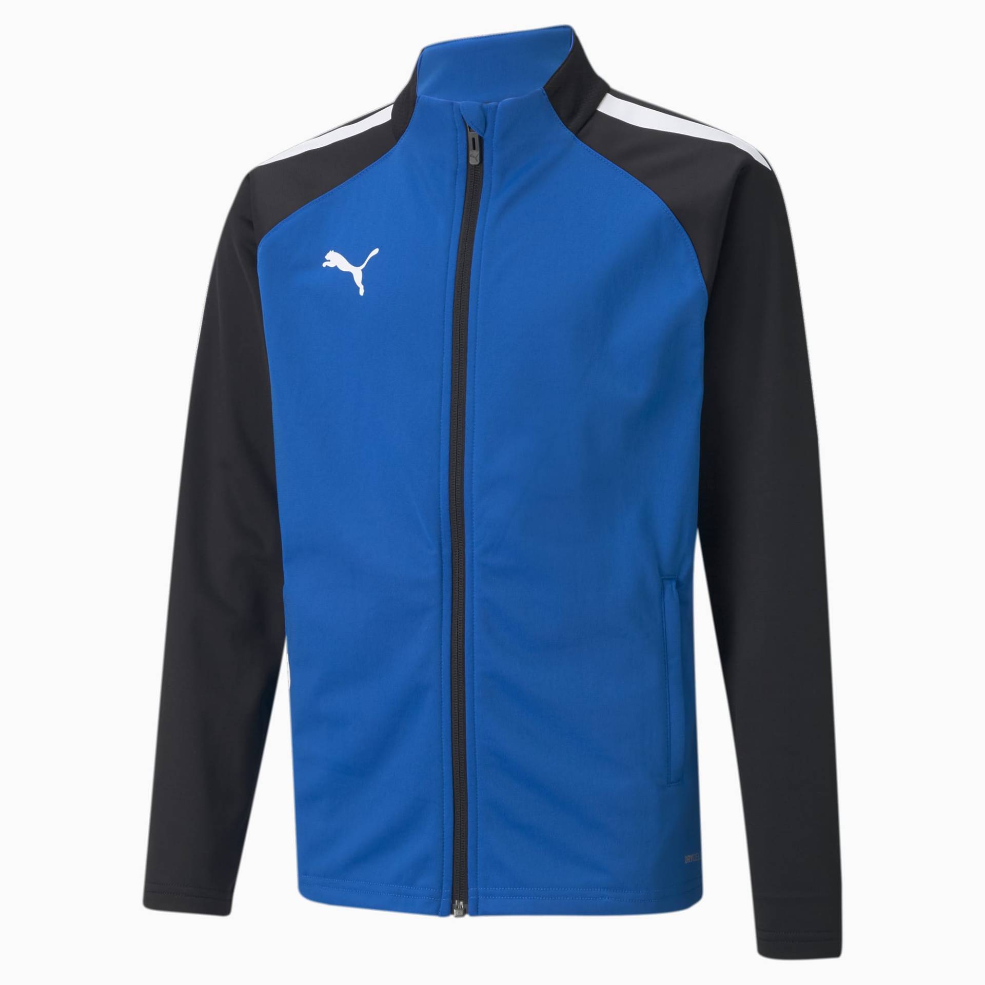 PUMA teamLIGA Training Jugend Fußballjacke Für Kinder, Blau/Schwarz, Größe: 164, Accessoires von PUMA