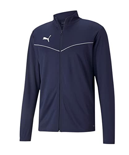 PUMA teamRISE Poly Trainingsjacke Herren dunkelblau/weiß, XXXL (64/66 EU) von PUMA