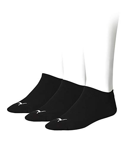 PUMA unisex Sneaker Socken Kurzsocken Sportsocken 261080001 3 Paar, Farbe:Schwarz, Menge:3 Paar (1x 3er Pack), Größe:39-42, Artikel:-200 black von PUMA