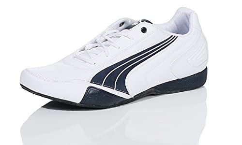 PUMA Motorazzo Herren Weiß Leder Sportschuhe Sneaker Sneaker Casual Pumps 46 von PUMA