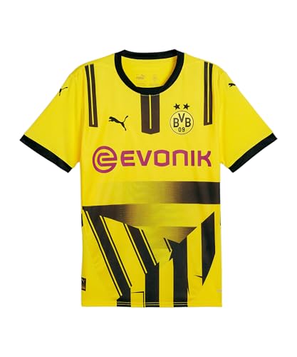 Puma BVB Pokaltrikot 24 25 gelb Borussia Dortmund Cup Jersey BVB09 Fan Shirt, Größe:L von PUMA