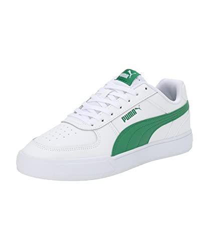 Puma Caven Herren-Sneaker, Puma White-Amazon Green, 46 EU von PUMA