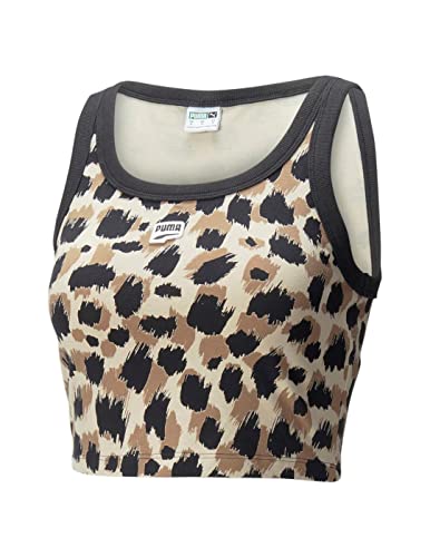 Puma Crop Top Damen Leopard T-Shirt von PUMA