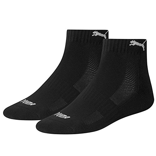 Puma Cushioned Unisex Socken, 2er Pack, schwarz,39-42 von PUMA