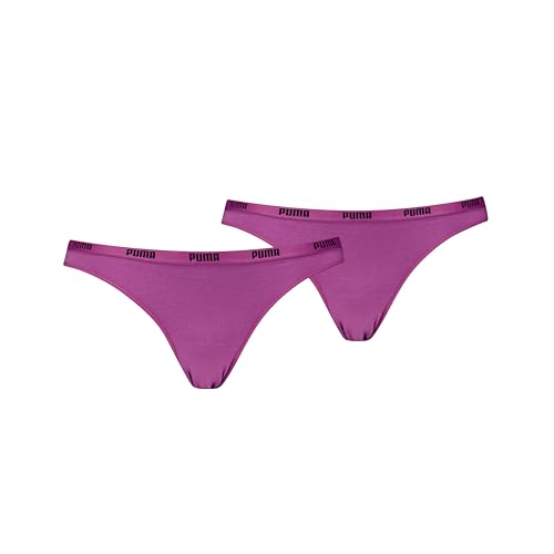 Puma Damen Bikini Unterwäsche, Rosa, M (2er Pack) von PUMA