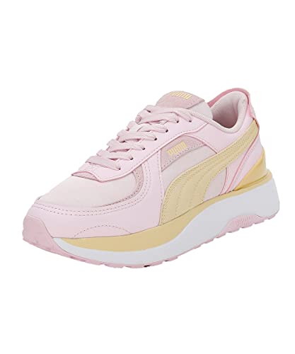 Puma Damen Cruise Rider Nu Satin WNS Sneaker, Weiß-Perle Rosa, 6 UK von PUMA