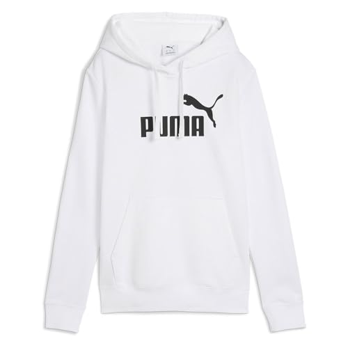 Puma Damen ESS No. 1 Logo Hoodie TR White Kapuzenpullover, Weiß, L von PUMA