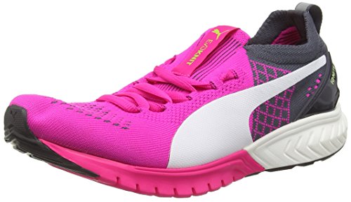 Puma Damen IGNDualPROKNITWF6 Hallenschuhe, Rosa (PINK/BLUE/WH 02PINK/BLUE/WH 02), 37 EU (4 UK) von PUMA