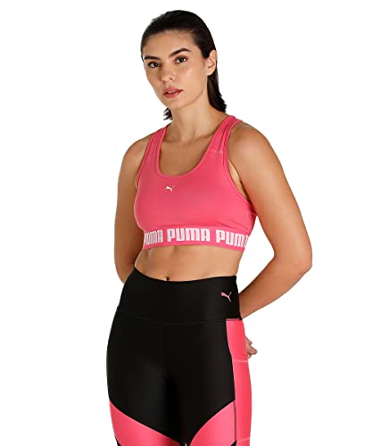 Puma Damen Mid Impact Strong Bra Sport-BH, Sonnenuntergang Pink, S Puma Damen Mid Impact Strong Bra Sport-BH, Sonnenuntergang Pink, S von PUMA