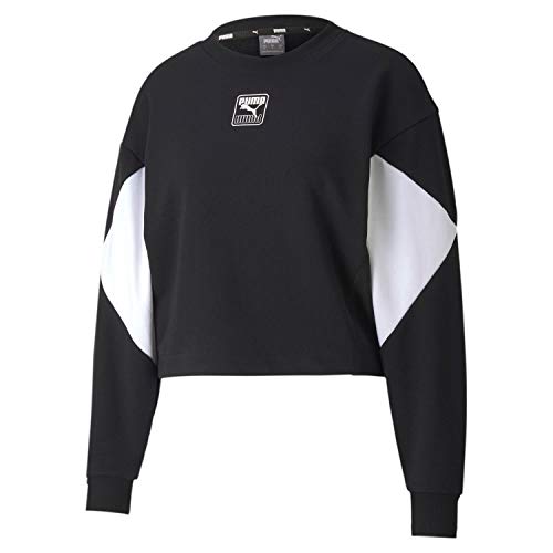 Puma Damen Pullover Rebel Crew TR 583559 Puma Black M von PUMA