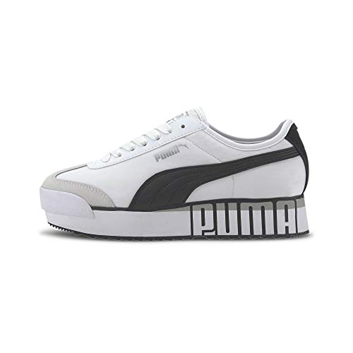 PUMA Damen Roma Amor Logo WN's Fußballschuhe, White Black, 40.5 von PUMA