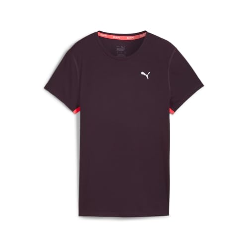 Puma Damen Run Favorite Velocity T-Shirt (in Übergrößen erhältlich), Midnight Plum Aw24, Klein von PUMA