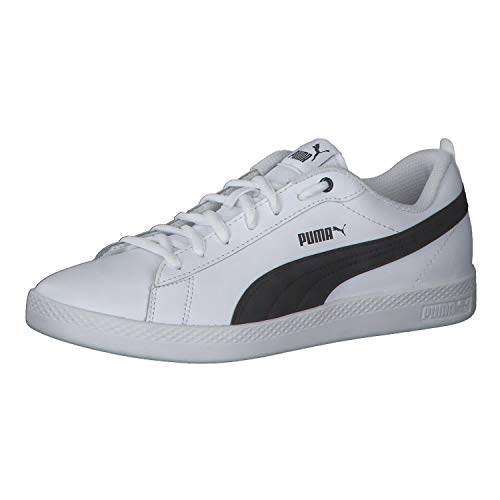 PUMA Damen Puma Smash Wns V2 L Sneaker, Puma White Puma Black, 36 EU von PUMA